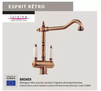 Luisina - Brewer offre sur Conforama