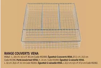 Range Couverts Vena offre sur Conforama