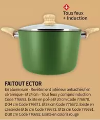 Faitout Ector offre sur Conforama