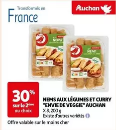 Auchan - Nems Aux Légumes Et Curry Envie De Veggie