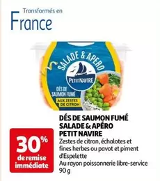 Petit Navire - Dés De Saumon Fumé Salade & Apéro