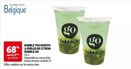 Bubble Go - Bubble Tea Mojito & Perles De Citron