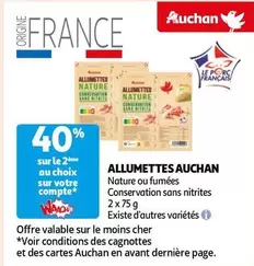 Auchan - Allumettes