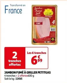 Petitgas - Jambon Fumé À Griller