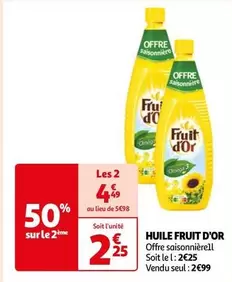 Fruit d´Or - Huile D'or