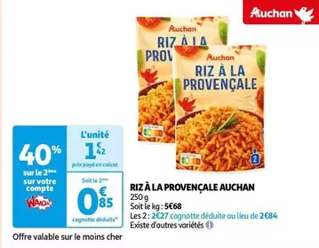 Auchan - Riz À La Provençale