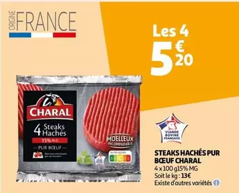 Charal - Steaks Hachés Pur Bœuf