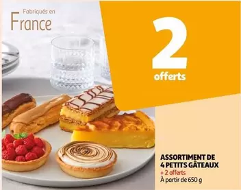 Assortiment De 4 Petits Gâteaux