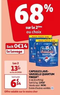 Finish - Capsules Lave-Vaisselle Quantum