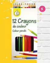 Pouce - 12 Crayons De Couleur