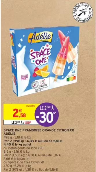 Adélie - AOlle - Space One Framboise Orange Citron X8