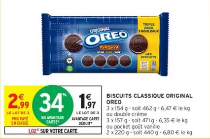 Oreo - Biscuits Classique Original