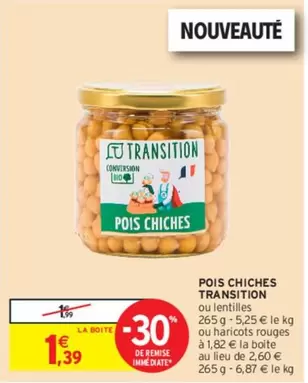 transition - pois chiches