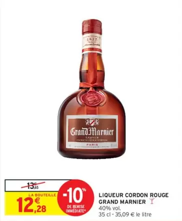 Grand Marnier - Liqueur Cordon Rouge