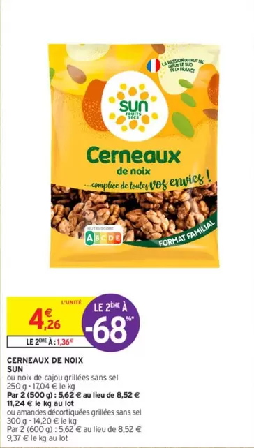 Sun - Cerneaux De Noix