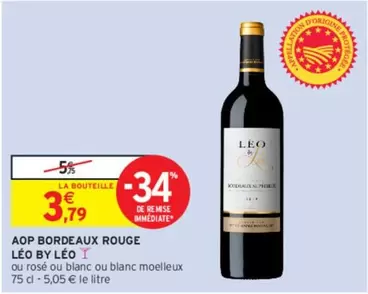 Léo By Léo - Aop Bordeaux Rouge