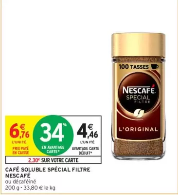 Nescafé - Café Soluble Spécial Filtre