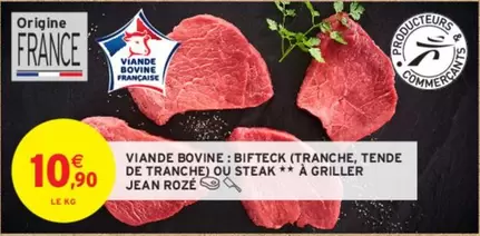 Jean Rozé - Viande Bovine: Bifteck (tranche, Tende De Tranche) Ou Steak À Griller