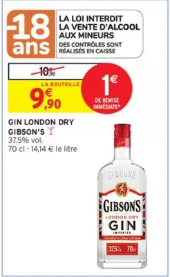 gibson's - gin london dry