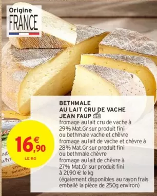 Jean Faup - Bethmale Au Lait Cru De Vache