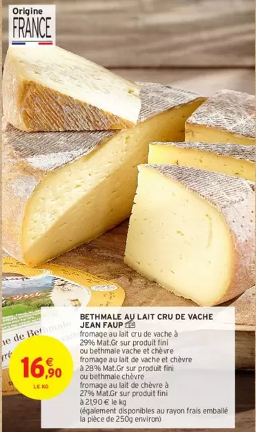 Jean Faup - Bethmale Au Lait Cru De Vache