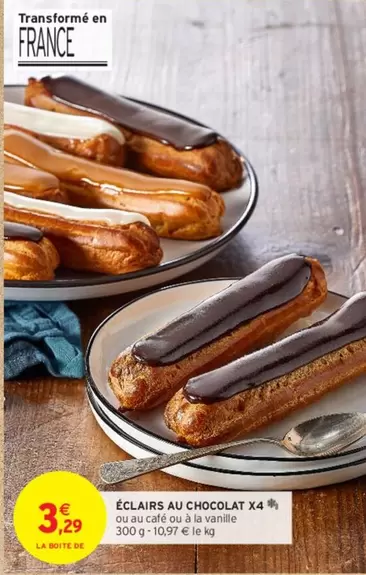 Éclairs Au Chocolat X4