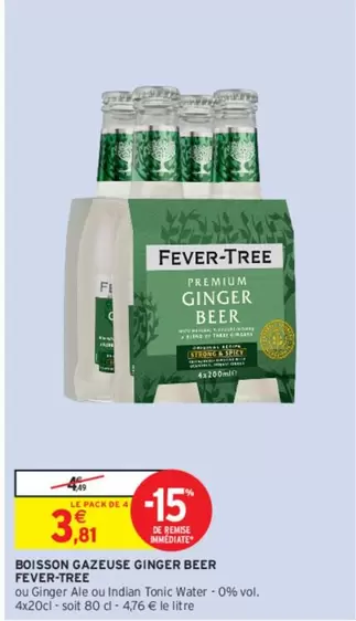 Fever Tree - Fever-tree - Boisson Gazeuse Ginger Beer