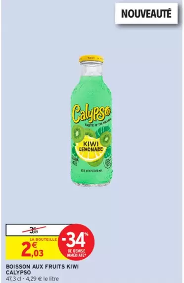 calypso - boisson aux fruits kiwi