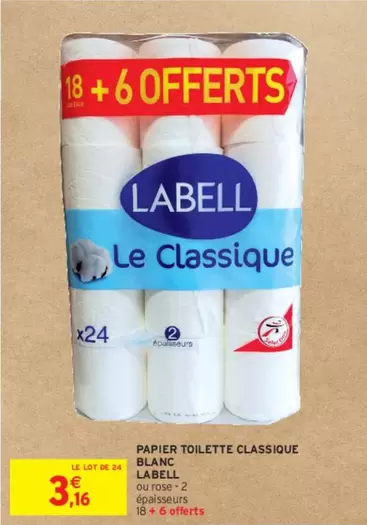 labell - papier toilette classique