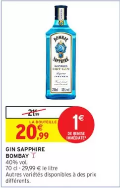 Bombay Sapphire - Sapphire - Gin Bombay