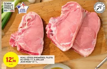 jean rozé - veau: côtes (premières, filets) ou côtes à griller