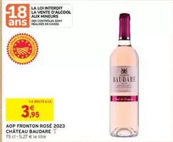 Château Baudare - Aop Fronton Rose 2023