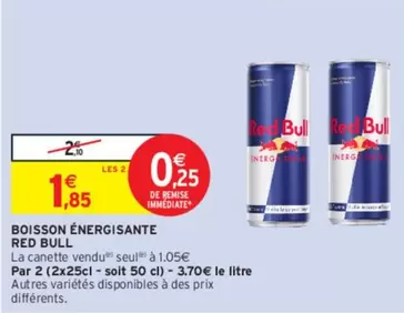 Red bull - Boisson Énergisante