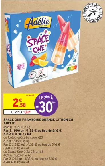 Adélie - Space One Framboise Orange Citron X8