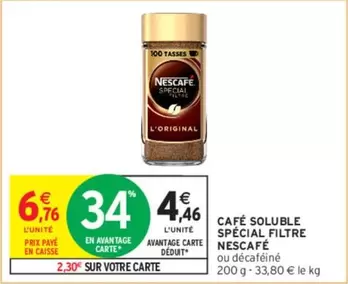 Nescafé - Café Soluble Spécial Filtre