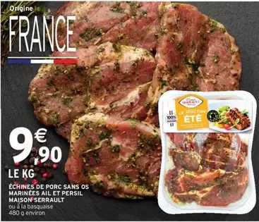 Persil - Maison Serraud - Echines De Porc Sans Os Marines Ail Et