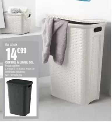 Coffre À Linge 50l