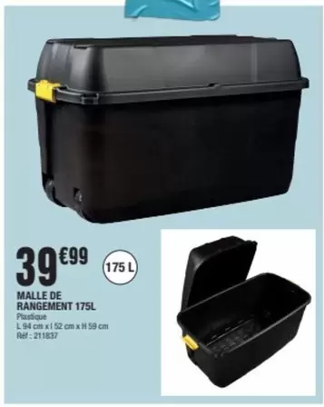 Malle De Rangement 175l