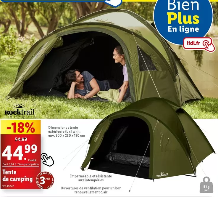 Rocktrail - Tente De Camping