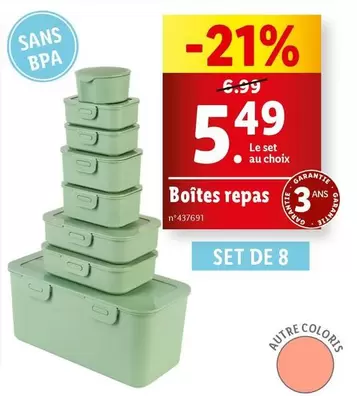 Boîtes Repas