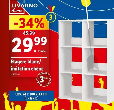 Livarno Home - Étagère Blanc