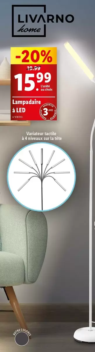 LIVARNO Home -  Lampadaire À LED