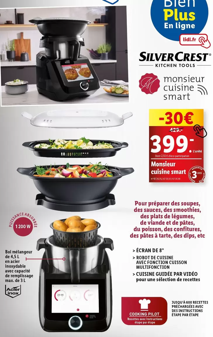 SilverCrest - Monsieur Cuisine Smart