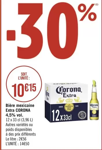 Corona - Bière Mexicaine Extra 4,5% Vol.