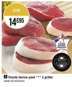 viande bovine pavé à griller