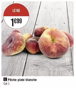 pêche plate blanche