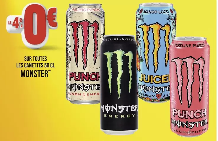 Monster - Sur Toutes Les Canettes 50 Cl