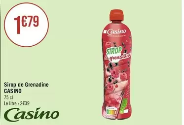 casino - sirop de grenadine