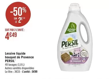 persil - lessive liquide bouquet de provence