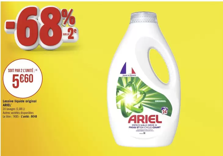 Ariel - Lessive Liquide Original